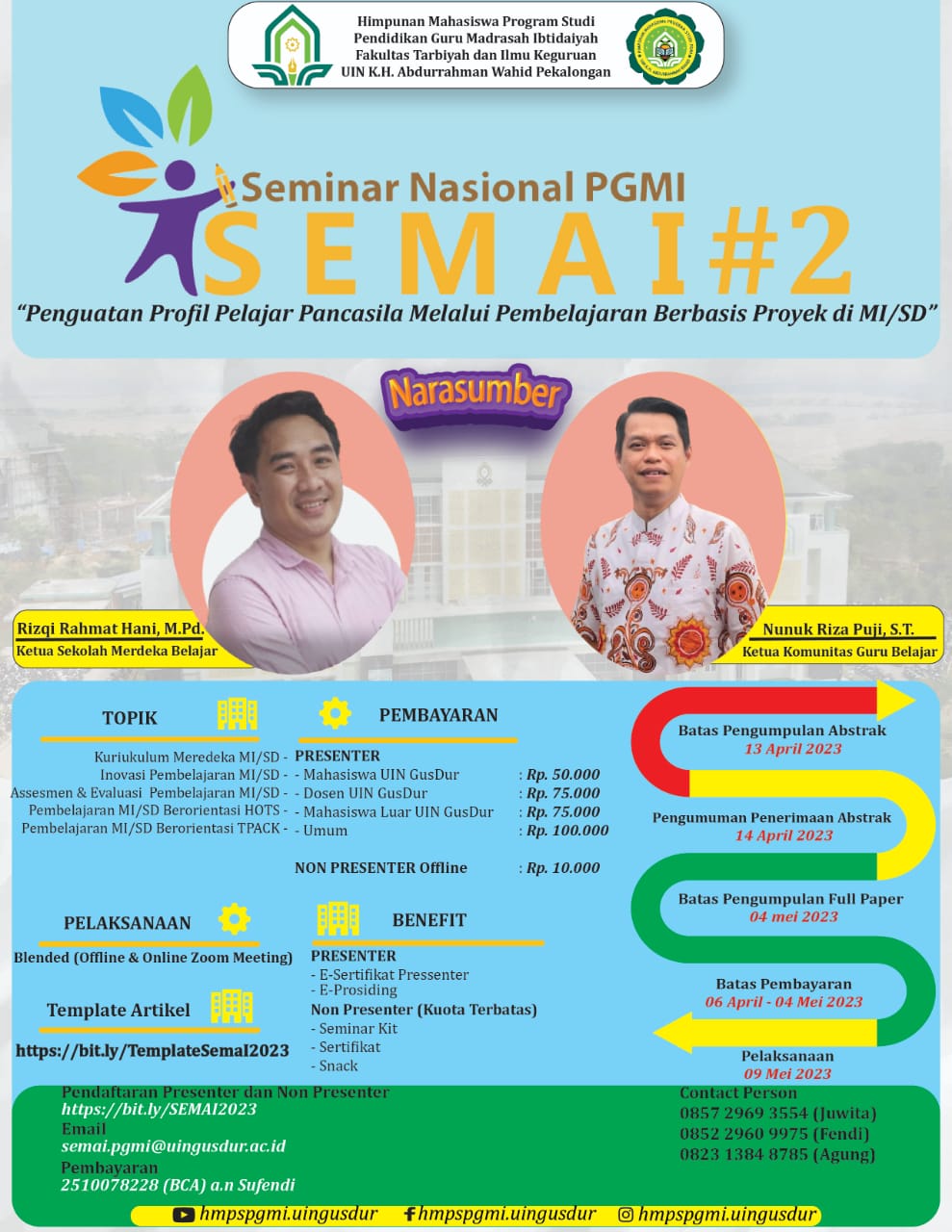 					View Vol. 2 (2023): Prosiding SEMAI: Seminar Nasional PGMI
				